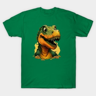 Tyrannosaurus Rex Dinosaur Head T-Shirt